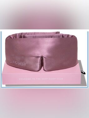 Drowsy satin Eye Mask - Damask Rose